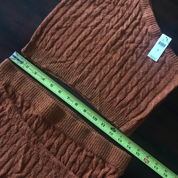 NWT Anthropologie Ribbed Knit Skirt Set - Picture 7 of 13